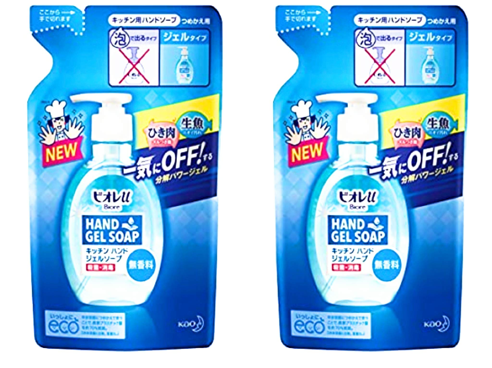 ビオレu キッチンハンドジェルソープ 無香料 詰め替え 200ml