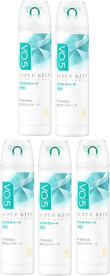 【5個】VO5スーパーキープヘアスプレイ エクストラハード 無香料 50G【5個】