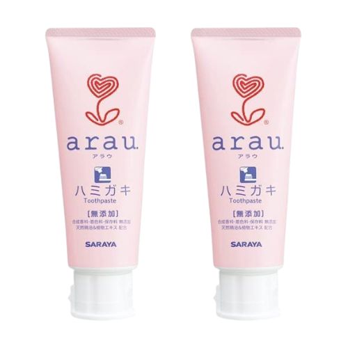 【2個】サラヤ arau. アラウ せっけんハミガキ 120g