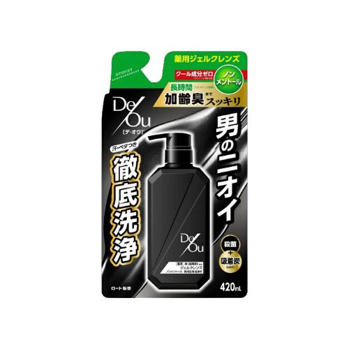 乐天商城 - ロート製薬 デ・オウ 薬用 ボディウォッシュ クレンジングウォッシュ ノンメントール 詰め替え 420ml 男性