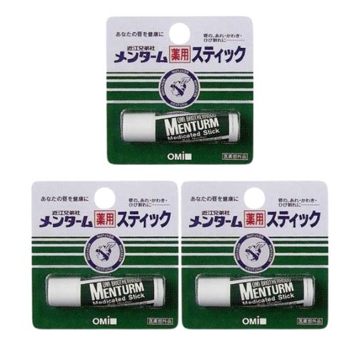 乐天商城 - 【3個】近江兄弟社 メンターム 薬用スティック レギュラー 4g