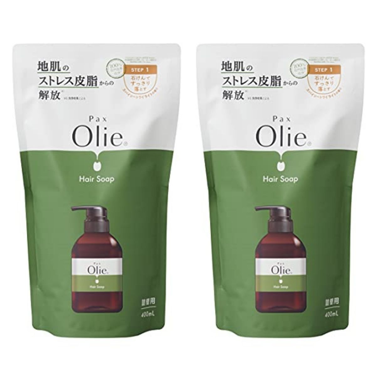 【2個】太陽油脂 Pax Olie パックス オリー ヘアソープ 詰替用 400ml