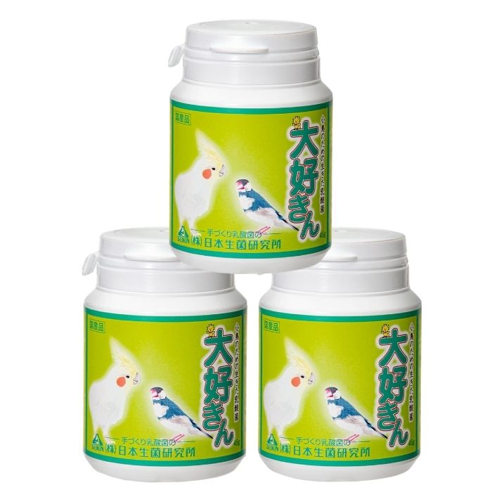 【3個】日本生菌研究所 大好きん 小鳥用 45g