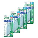 【4個計40本】サンスター GUM ガム 歯間ブラシ L字型 SSサイズ 10本入 極細タイプ