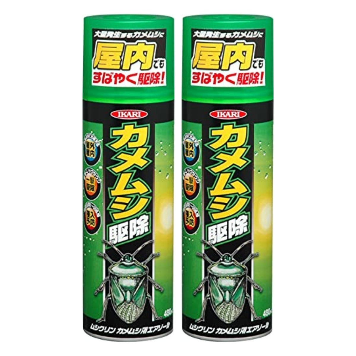 【2本】イカリ消毒 カメムシ駆除 侵入予防 カメムシ用エアゾール 480ml 長期持続 室内使用可能