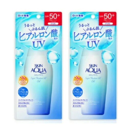 【2個】ロート製薬 スキンアクアスーパーモイスチャーUVジェル 110g ヒアルロン酸配合UV スーッと密着ジェル、SPF50+ PA++++ 日焼け止め 顔 体 ボディ 【2個】ロート製薬 スキンアクアスーパーモイスチャーUVジェル 110g ヒアルロン酸配合UV スーッと密着ジェル、SPF50+ PA++++ 日焼け止め 顔 体 ボディ