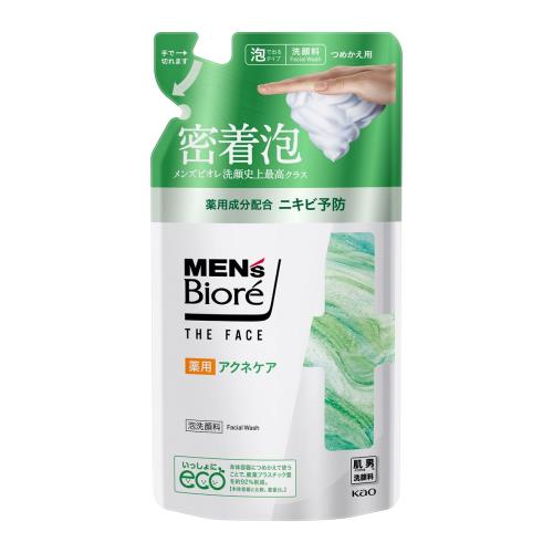 乐天商城 - 花王 メンズビオレ ザフェイス薬用アクネケア つめかえ用 170ml 男性