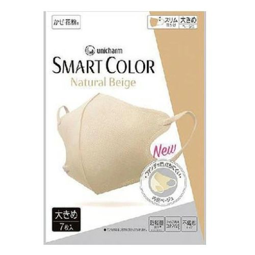 乐天商城 - ユニチャーム 超快適 SMART COLOR スマートカラー ナチュラルベージュ 大きめ 7枚入
