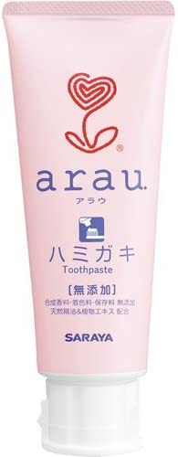 【4個】サラヤ arau. アラウ せっけんハミガキ 120g