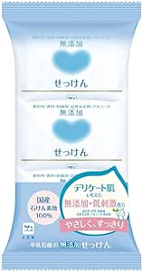 【6セット計18個】カウブランド無添加せっけん3個パック 100g×3個