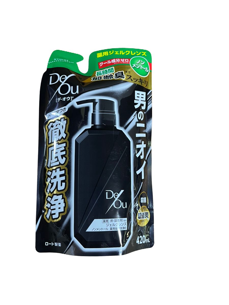 ロート製薬 デ・オウ 薬用 ボディウォッシュ クレンジングウォッシュ ノンメントール 詰め替え 420ml