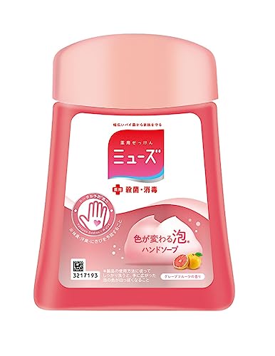 【4個】レキットベンキーザー ミューズ ノータッチ泡ハンドソープ グレープフルーツの香り 250ml 詰め替え用