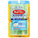 小林製薬 糸ようじ スルッと入るタイプ糸ようじ フロス&ピック デンタルフロス 歯間ケア 虫歯 歯周病 (60本入)