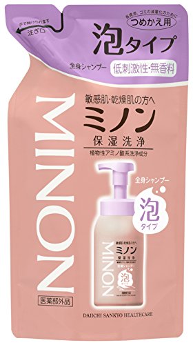 第一三共ヘルスケア ミノン 全身シャンプー 泡タイプ 詰替え用 400ml