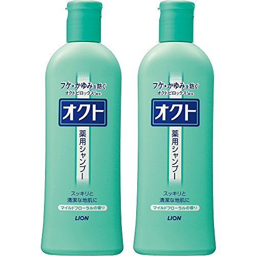 【2個】ライオン オクトシャンプー マイルドフローラルの香り 薬用シャンプー 320ml