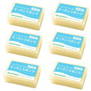 5月限定☆エントリーでP10倍【6個】太陽油脂 パックスナチュロン キッチンスポンジ ナチュラル 台所用スポンジ