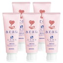 【5個】サラヤ arau. アラウ せっけんハミガキ 120g