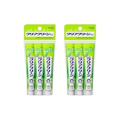 【2セット計6本】花王 クリアクリーン ナチュラルミント 薬用ハミガキ 17g×3本
