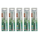 【5セット計10本】パナソニック Panasonic 電動歯ブラシ用替えブラシスリム用密集極細毛ブラシ 2本入 EW0971-W 白