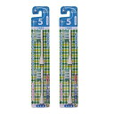 【2個セット計4個】ミニマム 電動付歯ブラシ ハピカ 専用替ブラシBRT-5T 2個入パック 2段植毛 毛の硬さ:ふつう