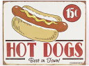 【タイムセール・80%OFF】【ハワイ雑貨】【インテリア】HAWAII・ハワイサインプレート・L・HOT DOGS