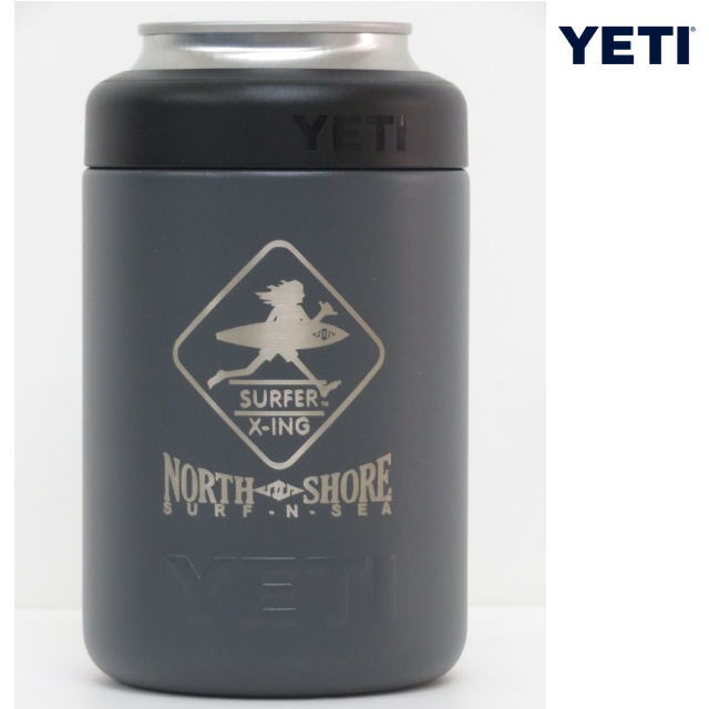 SURF-N-SEA （サーフアンドシー）YETI(イエティ)【ハワイ限定・HAWAII直輸入】サーフアンドシー×イエティ コラボタンブラーRAMBLER 12oz COLSTER CAN COOLERランブラー コルスター 12ozCHARCOAL チャコール