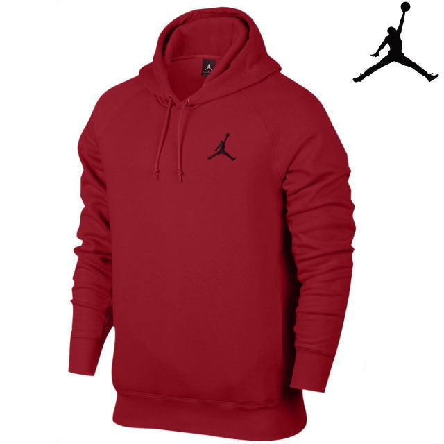 ナイキ パーカー メンズ NIKE JORDAN ナイキ ジョーダン 【パーカー】【海外限定】【即日発送】JORDAN FLIGHT FLEECE PULLOVER　HOODIE Gym Red/Blackサイズ：S-2XL ユニセックス【返品交換不可】