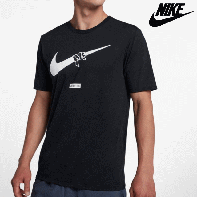 NIKE・ナイキ【Tシャツ】【即日発送】Dri-FIT Training T-ShirtJUST DO IT Black/White・サイズS-L・メンズ・ユニセックス【返品交換不可】