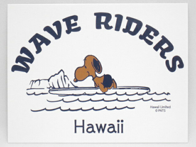 Moni Honolulu モニホノルル【ハワイ限定・Hawaii直輸入】日焼けスヌーピー・ポストカード・ギフトカードWAVE RIDERS