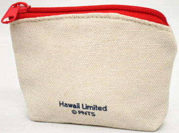 Moni Honolulu モニホノルル【ハワイ限定・Hawaii直輸入】日焼けスヌーピー コインポーチ・小銭入れスヌーピー×SURF'S UP×ナチュラル×レッド