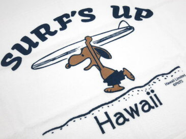 Moni Honolulu モニホノルル【ハワイ限定・Hawaii直輸入】日焼けスヌーピー・タオル・スポーツタオルスヌーピー×SURF'SUP