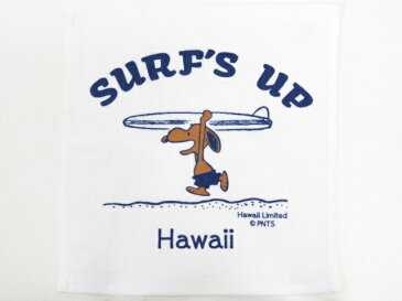Moni Honolulu モニホノルル【ハワイ限定・Hawaii直輸入】日焼けスヌーピー タオル ハンドタオルスヌーピー SURF'S UP