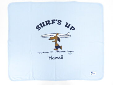 Moni Honolulu モニホノルル【ハワイ限定・Hawaii直輸入】日焼けスヌーピー SURF'S UPベビーブランケット ブランケットビーチブランケット ビーチラグ