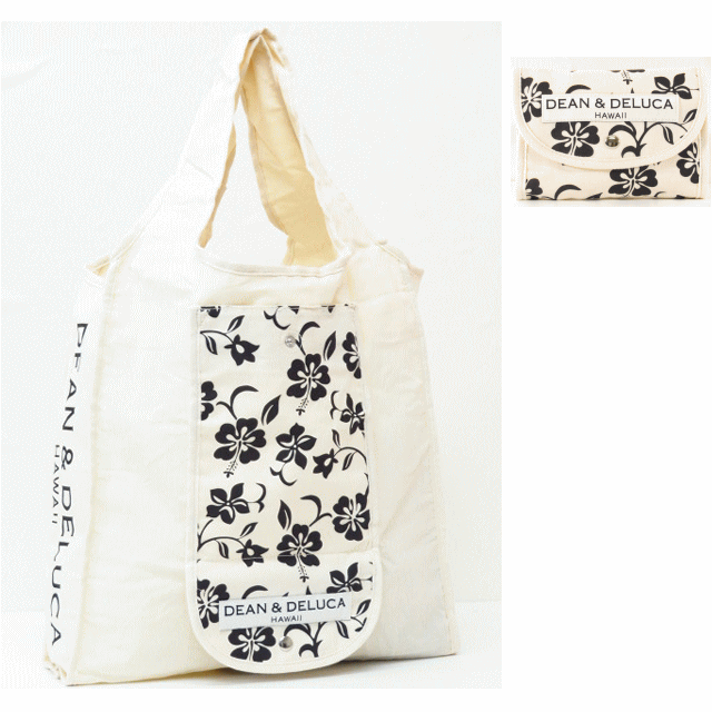 ディーン アンド デルーカ エコバッグ DEAN&DELUCA ディーンアンドデルーカ【ハワイ限定】【HAWAII直輸入】DDH Shopping Bagショッピングバック エコバックAloha Black【返品交換不可】