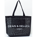 DEAN DELUCA ディーンアンドデルーカ【ハワイ限定】【HAWAII直輸入】MESH TOTEメッシュトート トートバック メッシュLARGE Black×White