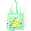 FOODLAND フードランド【ハワイ限定 Hawaii直輸入】エコバック ショッピングバックLightgreen×Pineapple BananaMango Coconut