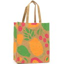 FOODLAND フードランド【ハワイ限定・Hawaii直輸入】Local Fruit Washable Paper Toteエコバック・ショッピングバック・リサイクルバックPaper Brown