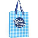 FOODLAND フードランド【ハワイ限定・Hawaii直輸入】Aloha Friday of Foodlandエコバック・ショッピングバック・リユーザブルバックBlue