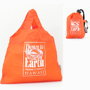 Down to Earth ダウントゥアース【ハワイ限定 Hawaii直輸入】エコバック ショッピングバックChicoBag Orange