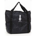 ABC STORES ABCストア【ハワイ限定】【HAWAII直輸入】Aloha Totes アロハトートエコバック ショッピングバック 折りたたみバックPineapple-Basalt-Black