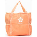 ABC STORES ABCストア【ハワイ限定】【HAWAII直輸入】Aloha Totes アロハトートエコバック ショッピングバック 折りたたみバックHibiscus-Sunkissed-Orange