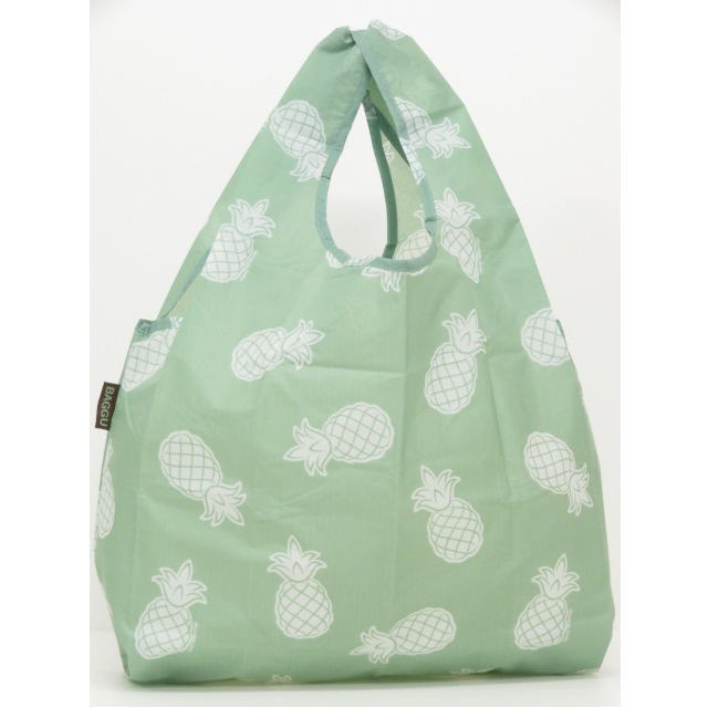 Honolulu Cookie Company ホノルルクッキーカンパニー【ハワイ限定・HAWAII直輸入】HCC×BAGGU ホノルルクッキー バグー バグゥStandard Reusable Bagスタンダードエコバック・トートバッグ・リユーザブルバッグGreen×Pineapple【返品交換不可】