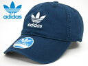 adidas Originals アディダス オリジナルス【キャップ 帽子】【海外限定】ORIGINALS WASHED RELAXED LABEL SNAPBACK PRECURVECOLLEG NAVY/WHITE【返品交換不可】