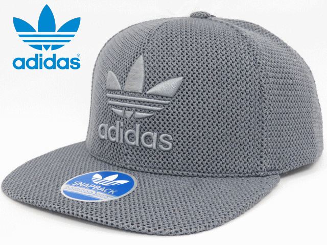 アディダス キャップ メンズ 【楽天スーパーSALE】adidas Originals アディダス　オリジナルス【キャップ】【帽子】【海外限定】【即日発送】ADIDAS ORIGINALS PRIME SNAPBACK CAPTREFOIL・GREY