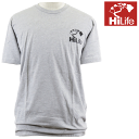 HiLife【ハイライフ】【Hawaii発】【ハワイ直輸入】Big Logo Men'sTee・TシャツGrey メンズ・ユニセックスサイズ：S-L【返品交換不可】