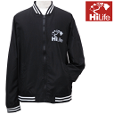 HiLife【ハイライフ】【Hawaii発】【ハワイ直輸入】【送料無料】Bomber Jacket Basic Logoウィンドブレーカー・ブルゾン・ジャケットBlack メンズ・ユニセックスサイズ:S-XL