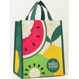 【ハワイ・HAWAII直輸入】【Whole Foods Market】【ホールフーズマーケット】Reusable Bag Small リユーザブルバックエコバック・ショッピングバックコンビニバック・不織布バック スモール【返品交換不可】