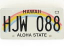 【超激レア・入手困難・スペシャルナンバー】【送料無料】【ハワイ雑貨】【インテリア】【ハワイナンバープレート】【ハワイライセンスプレート】HAWAII・ナンバープレート・サインプレートHJW 088