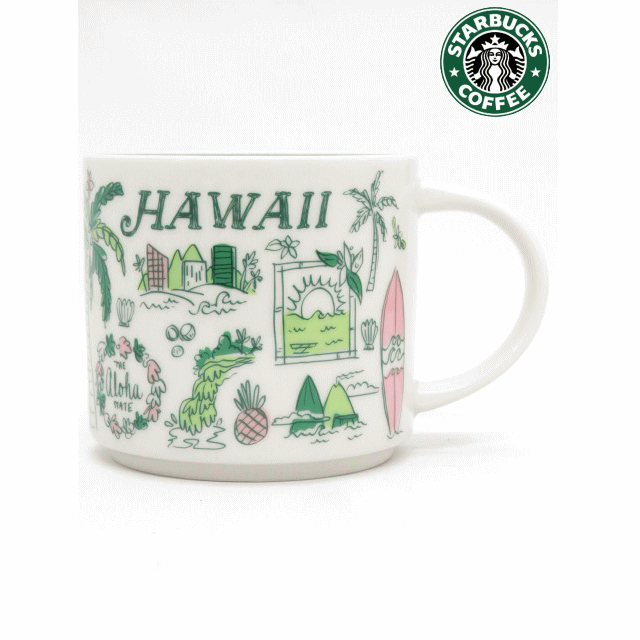 STARBUCKS スターバックス【ハワイ限定・HAWAII直輸入】BEEN THERE SERIESA CROOS THE GLOBE COLLECTIONマグカップ Tall・14floz/414mlのサムネイル