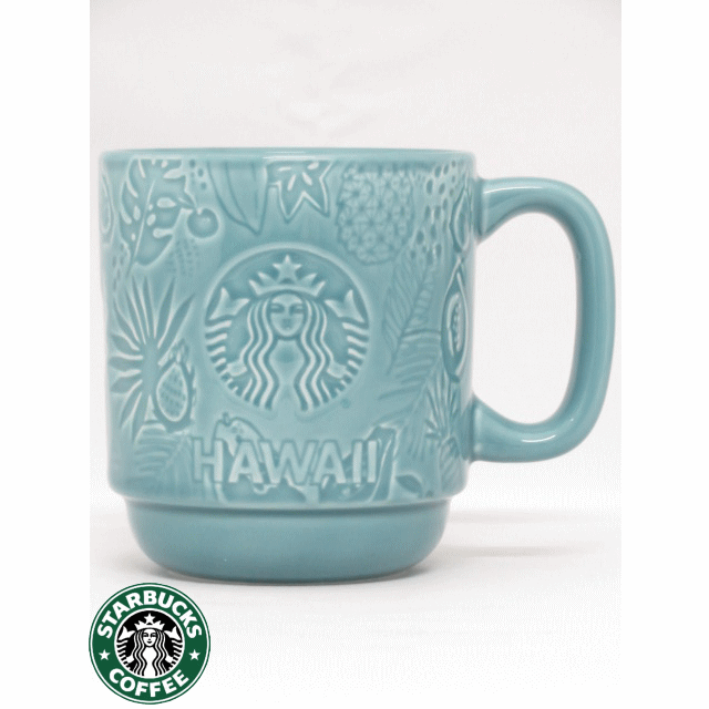 STARBUCKS スターバックス【ハワイ限定・HAWAII直輸入】THE SIREN LOGO IS A STARBUCKS TRADEMARK CERAMIC MUGマグカップ ・12floz/355mlのサムネイル